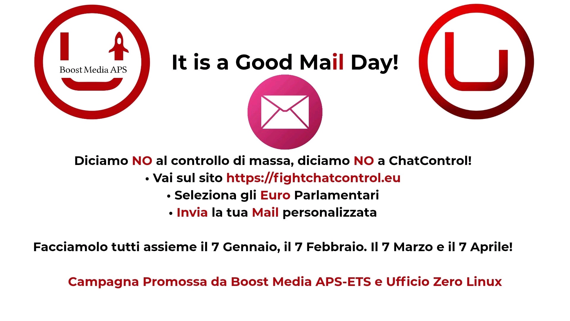Stop al controllo di massa! Arriva il Mail Day!