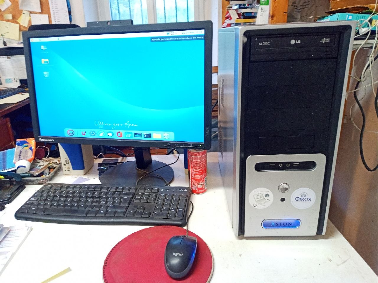 Primo pc donato tramite il progetto OIKOS