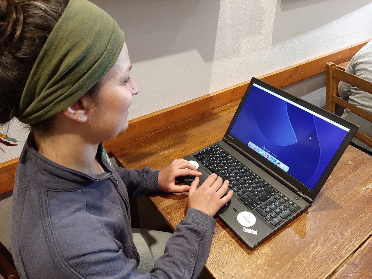 Secondo pc donato con il progetto OIKOS